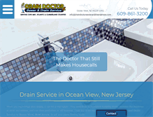 Tablet Screenshot of draindoctorseweranddrainservice.com